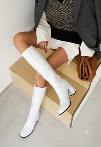 Womens boots 1960s 70s - 1960s,