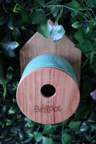 Bird house planter nest - planter,