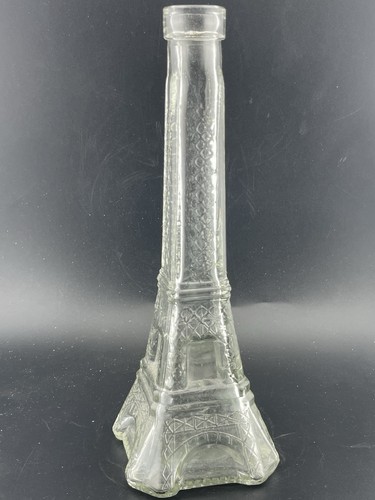 Eiffel tower clear glass - clear, 9.5"