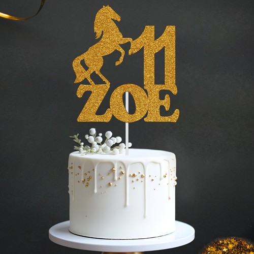 Personalised horse cake topper - personalised,