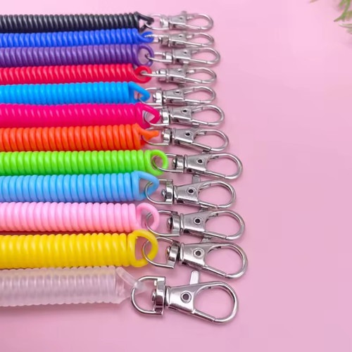Spiral clip ring stretchy - clip, on