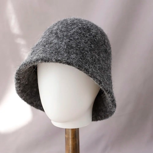 Women wool bucket hat - bucket,
