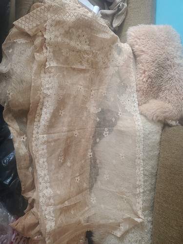 Vintage lace tablecloth