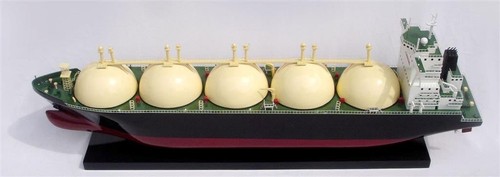 Model ship gas - gas, tanker