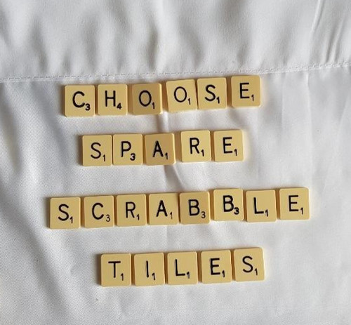 Vintage scrabble individual - vintage,