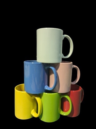 Set coloured mugs - coloured,