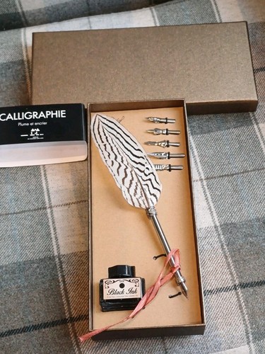 Calligraphie real feather - calligraphie,