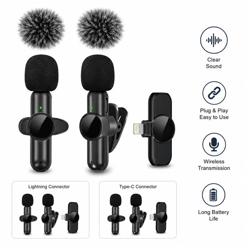 Wireless lavalier microphone - wireless,