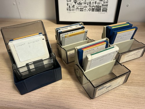 Used floppy disks in - disks,