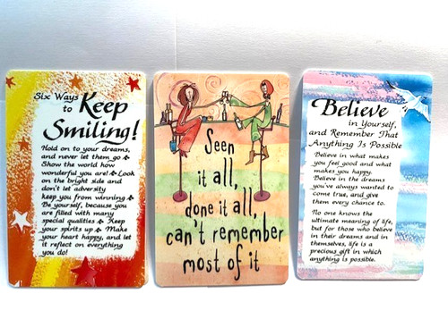 Wallet card gift keepsake - wallet,