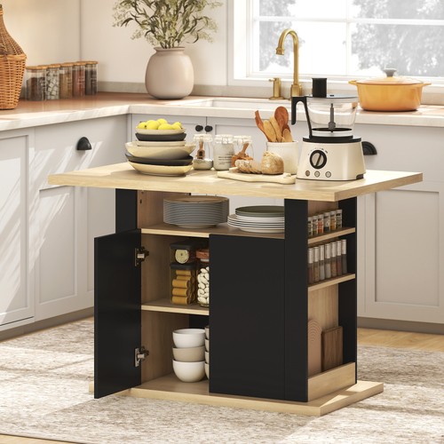 Homcom kitchen island with - homcom,