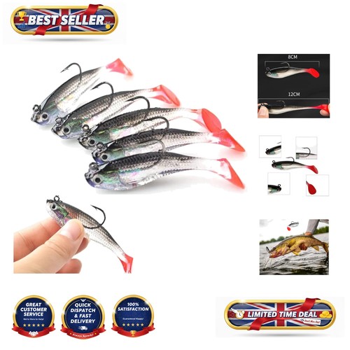 Fishing lure set 5 soft - lure,