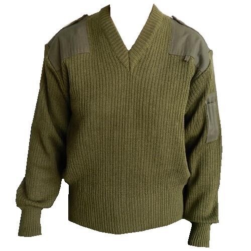 Olive green jumper italian - olive,