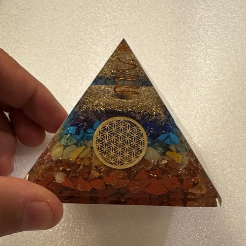 Orgonite chakra crystal - 7,