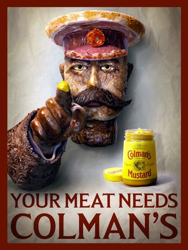 Colman mustard retro - colman's, mustard,