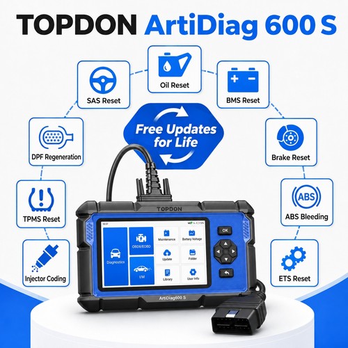 Topdon artidiag 600s obd2 car - artidiag,