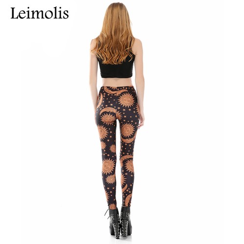 Women printed sun moon - women's, d