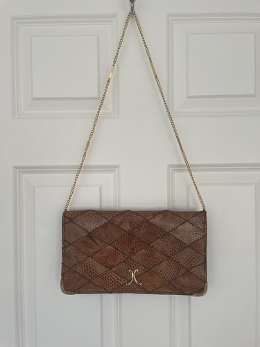 Vintage brown lizard - lizard, skin