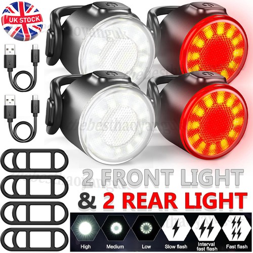 Mountain bike lights set usb - bike,