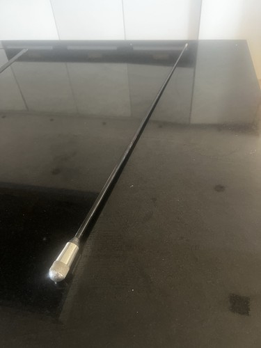 Swagger stick metal both ends - stick,