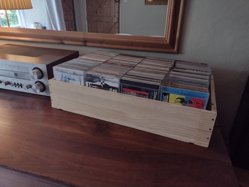 Storage wine box crate - cd, box,
