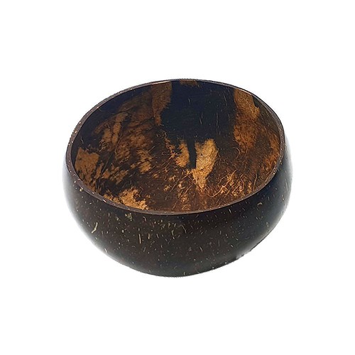 Coconut bowl large 15cm - coconut, 13-15cm