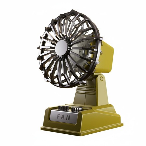 Retro desk fan portable - fan,