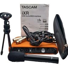 Tascam iXR USB Audio/Midi Interface & Tascam TM60 Microphone - Untested