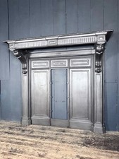 Antique 19th Century Stove / Woodburner Surround