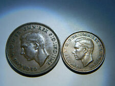 1941 Half Penny / Farthing - George VI - United Kingdom / UK - XF/AU and AU