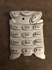 Genuine Original Nokia 3210 Replacement Numeric Keypad Keymat - Silver