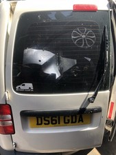 VW CADDY 2012 REAR DOOR PASSENGER LEFT SIDE IN WHITE