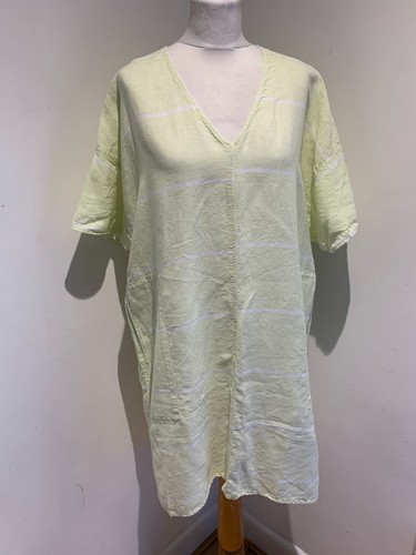 Oska yellow linen - oska, dress