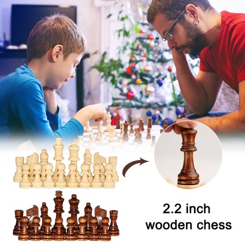 32pcs wooden chess - chess,