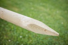 5 x Round Wooden Fence Posts