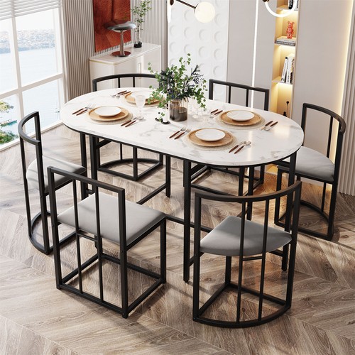 Dining table and chairs - dining,