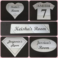Bedroom Door Signs ~ Personalised ~ Kids Bedroom Plaque