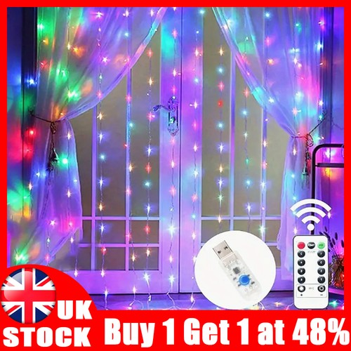 3mx3m led curtain - fairy, string