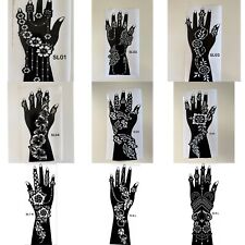 Henna Stencils Hand Mandala Temporary Tattoo Mehndi Template Lace Body Art