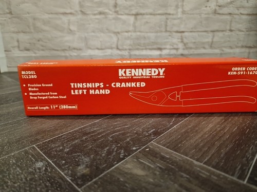 Kennedy tin snips cranked - ,