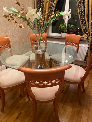 Glass dining table 4 - dining, &