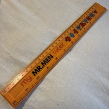 Vintage My Mr Men Ruler 12”