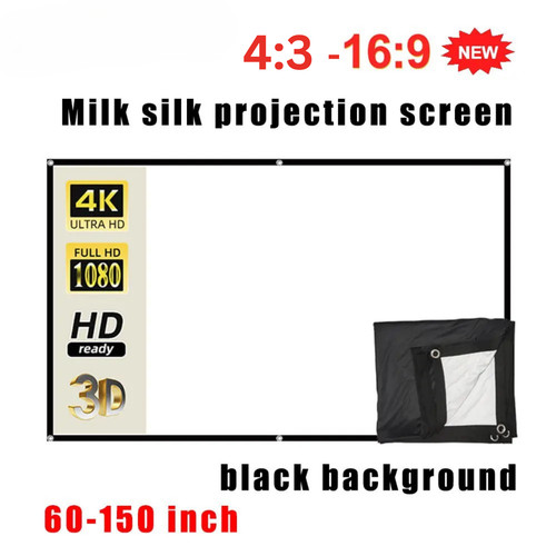 150 projector screen - 60"-150", hd