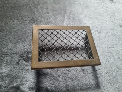 Old vintage brass air vent - brass,