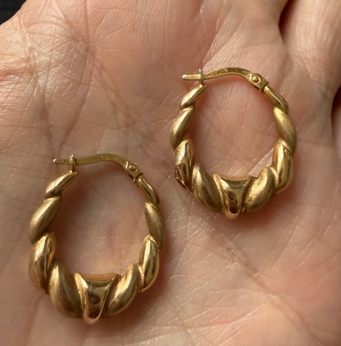 9ct yellow gold twisted - 9ct,