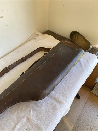 Vintage leather leg mutton - leather,