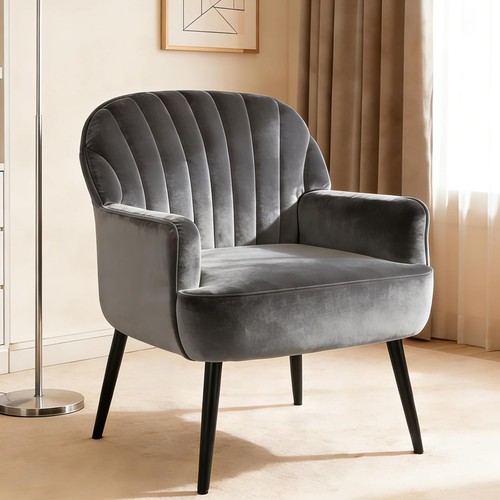Velvet accent chair - accent, modern