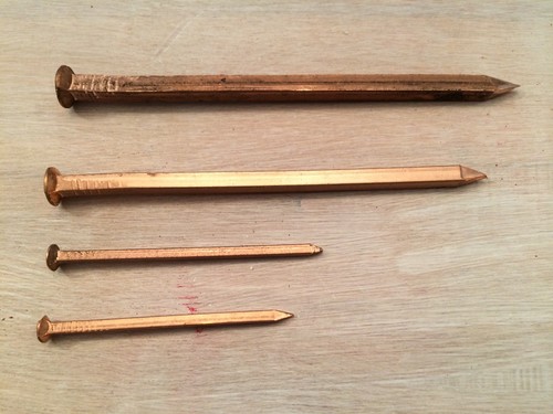 80grms copper boat nails - 80grms,