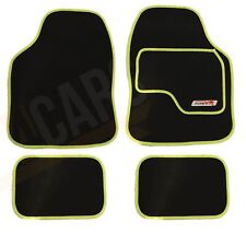 4 x Black  Carpet Floor Mats