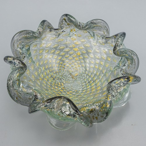 Murano glass italy gold silver - glass,